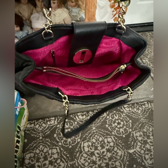 Kate Spade Elena Astor Court Black Quilted Leather Satchel/Shoulder Bag/Tote - Picture 9 of 9